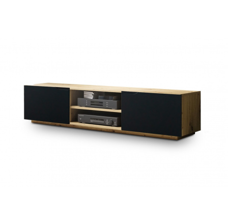 TV skrinka Loftia Mini - artisan/čierna matná