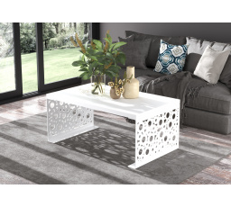 Konferenčný stolík RINA 100x60 Biely+Biely