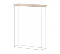 Konzola Sili Biela+Sonoma