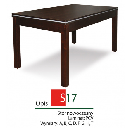 Stôl S17 120 x 70 (30) Stôl S17 120 x 70 (30)