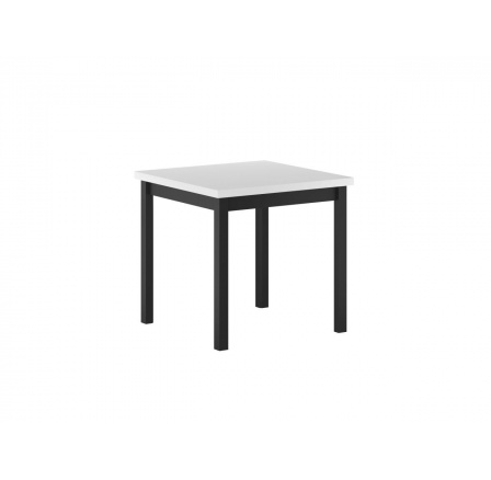 Stôl biely/čierny 80x80 ST25-FX