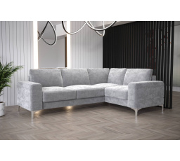 Rohová sedacia súprava ARIA II 250x185 - sivá, pravá