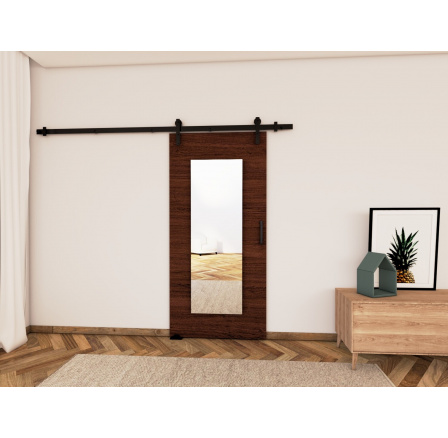 Posuvné dvere LOFT I80, Wenge/čierna