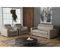 Sedacia súprava Petrit 3+1+1 Aragon hnedošedá