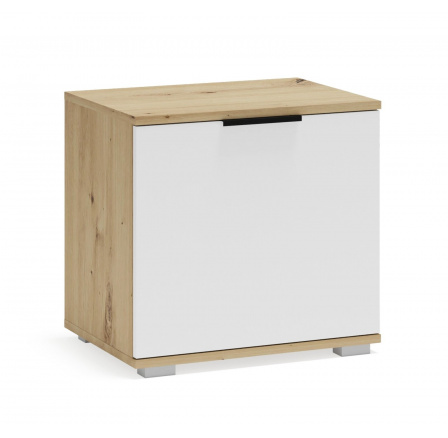Komoda CLIF ST-50, dub artisan / biela