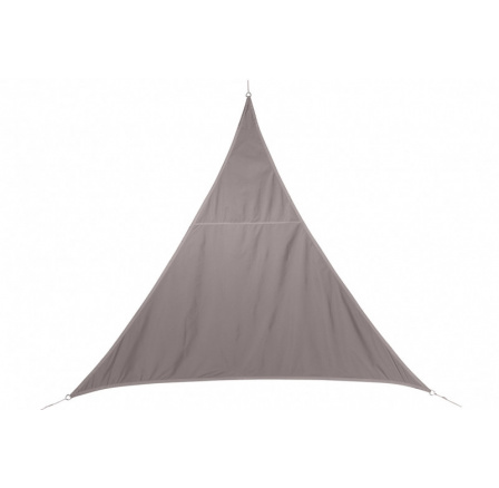 Tieniaca plachta trojuholník 4m - capucino