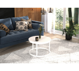 Konferenčný stolík RINEN Biela+Biela