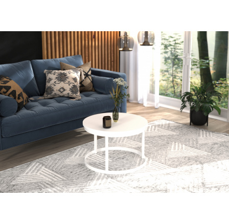 Konferenčný stolík RINEN Biela+Biela