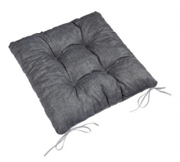 Sedák prešívaný 40x40 cm grafitová UNI