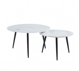 Lavica biely mramor 80 + 60 L9-FX D