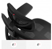 Ergonomické kancelárske herné kreslo Basic, čierna