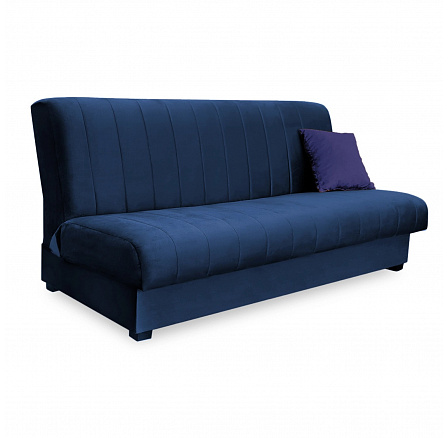 Rozkladacia pohovka SIGMA Modrá Zamatová