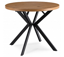 Stôl LUGO Rozkladací 90-190 cm Dub Zlatý/Čierny