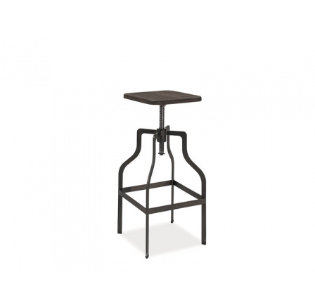 Barová stolička IDALA Orech/Grafit