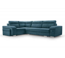 Rohová sedacia súprava Alvin L Lincoln 75 tyrkysová