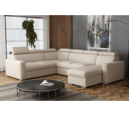 Sedacia súprava Petrit U pravá Aragon béžová