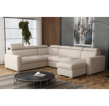 Sedacia súprava Petrit U pravá Aragon béžová