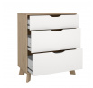 Komoda Iker 703, jackson hickory/biela