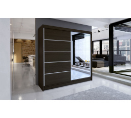 Šatní skriňa TAISA III 180, Choco