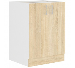 Kuchynská dolná skrinka SALLY 60-D-2F-BB, Dub sonoma