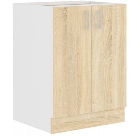 Kuchynská dolná skrinka SALLY 60-D-2F-BB, Dub sonoma