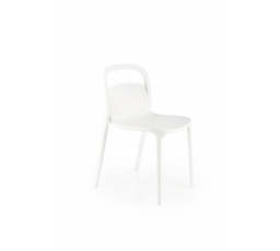 Jedálenská stolička stohovateľná K490, biela