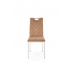 Jedálenská stolička K578, béžová / strieborná