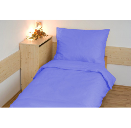 Predĺžené obliečky bavlna UNI 140x220, 70x90cm Modrá