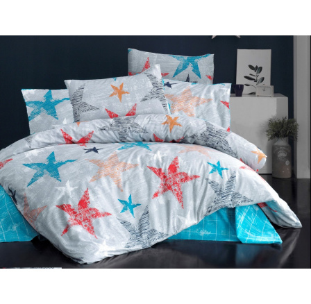 Bavlnená obliečka na vankúš Color stars Bavlnená obliečka na vankúš Color stars