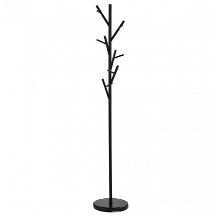 Regál, kovová konštrukcia, čierny matný lak, výška 170 cm, nosnosť 10 kg