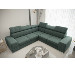 Rohová sedacia súprava ROYAL MAX 286×286 - mätová, ľavá