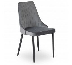 Stolička BARI Sivá Zamatová