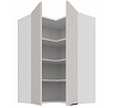 Horní rohová skříňka COMBO - 60x60 GN-90 2F (90°), Bílá/Kašmír
