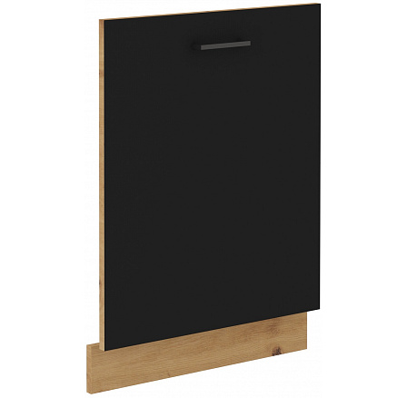 Dvířka na myčku bez panelu MODENA - ZM 713x596, Dub Artisan/Černý mat+Dub Artisan Dvířka na myčku bez panelu MODENA - ZM 713x596, Dub Artisan/Černý mat+Dub Artisan