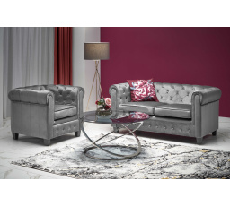 Lounge kreslo ERIKSEN jaseň / čierna