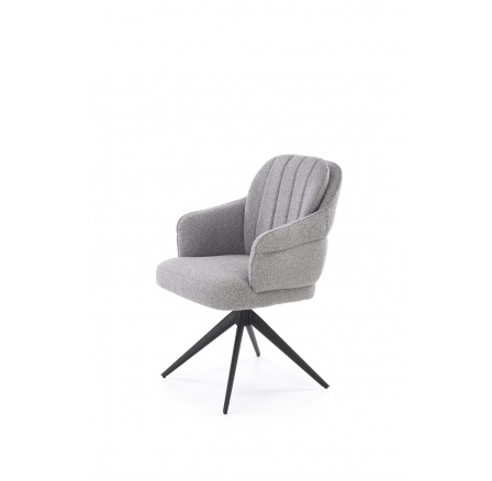 Jedálenská otočná stolička K570, Sivá