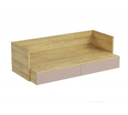 MOBIUS DESK 2S korpus: prírodný hikor, čelo: staroružová farba