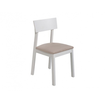 stolička NINA biela teplá (TX098)/Milton new 03