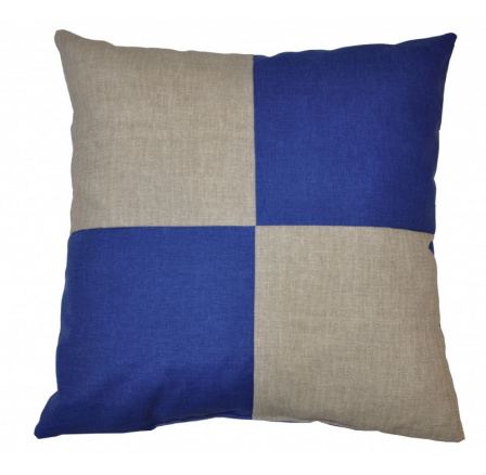 Veselý vankúš - béžový/modrý