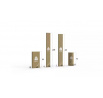 Detská posteľ ERYK 90x200 cm so zásuvkou, s matracom, Grafit/Modrá