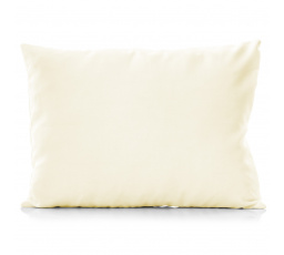 Bavlnený poťah na relaxačný vankúš smotanový 45x120