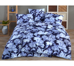 Saténová obliečka na vankúš Marsily modrá 45x60