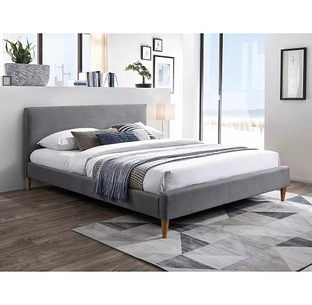 Posteľ ACOMA 160, Sivá / Dub 23