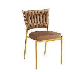 PREDPREDAJ -15% do 20.05! Stolička velvet - Riviera 24 cappuccino K45-FX