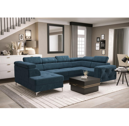Rohová sedacia súprava ORION MAX II s funkciou spania 165x350x185 cm - voliteľný odtieň - pravá Rohová sedacia súprava ORION MAX II s funkciou spania 165x350x185 cm - voliteľný odtieň - pravá