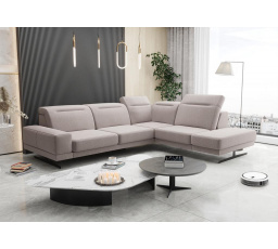 Rohová sedacia súprava FIORE 265x220 cm - béžová, pravá