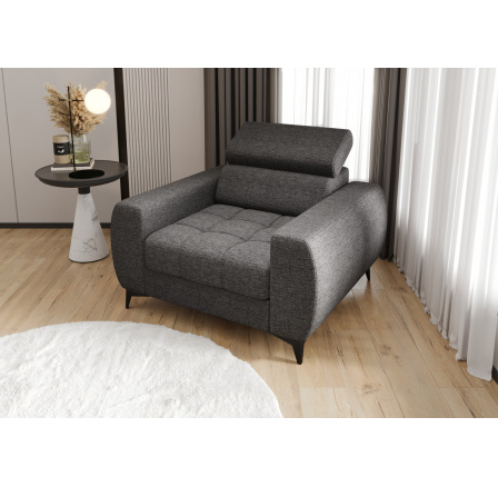 Kreslo PORTO 110 cm - sivá