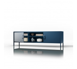 Dlhá TV skrinka XL modrá ROSARIA 1700 x 400 x 500