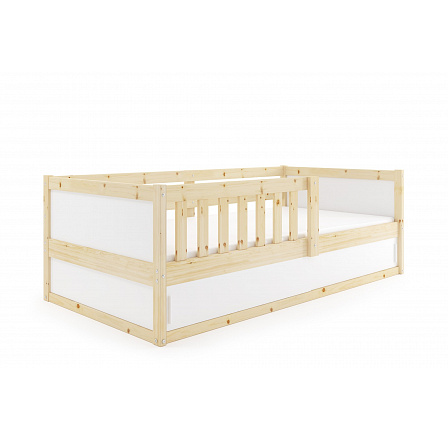 Detská posteľ SMART 2 bez matraca, Prírodná