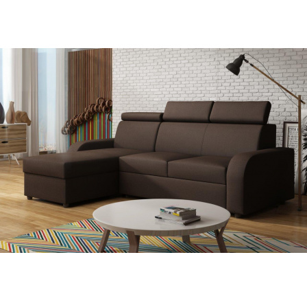 Rohová sedacia súprava Norway UNI OTO-2F hnedá